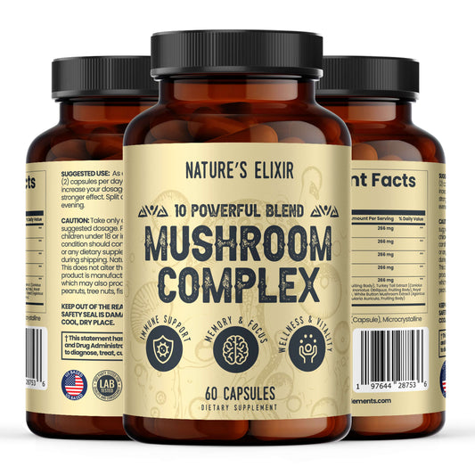 Unlocking the Power of Nature’s 10 Mushroom Complex: Elevate Your Wellness with a Potent Blend