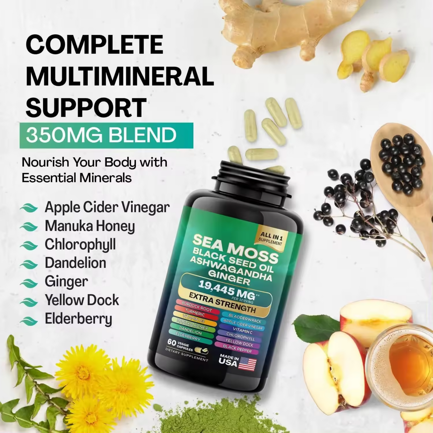 Dynamic Vitality Bundle - Sea Moss Multivitamin & Shilajit Power Combo